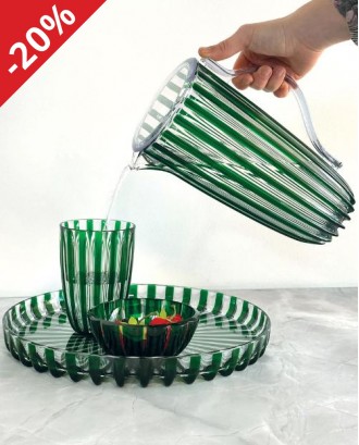 Tava rotunda pentru servire, 31 cm, verde, Dolcevita - GUZZINI